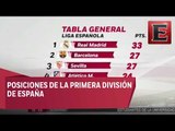 Tabla de posiciones de la liga española