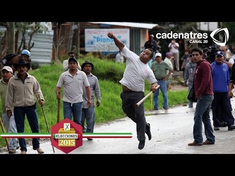Reducidos brotes de violencia electoral en Guerrero, Oaxaca y Chiapas/ Elecciones 2015