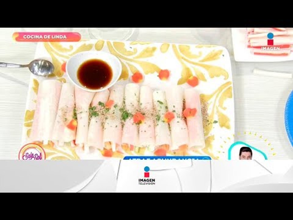 ¡No pierdas la línea! ¡Disfruta estos tacos de jícama con surimi! | Sale el Sol