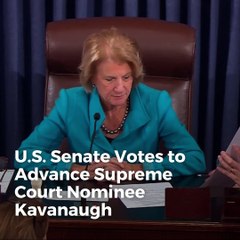 Social: U.S. Senate Votes to Advance Supreme Court Nominee Kavanaugh
