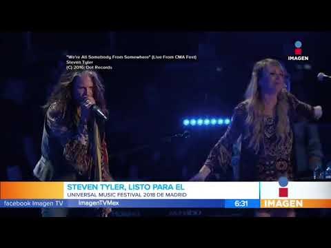 Steven Tyler listo para el Universal Festival Music 2018 en México | Noticias con Paco Zea