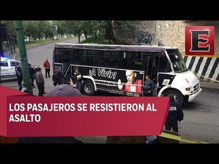 Asalto a transporte en Naucalpan deja un muerto y dos heridos