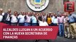 Alcaldes de Veracruz abandonan el Palacio de Gobierno