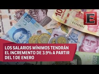 El salario mínimo en México sube a 80.04 pesos a partir de 2017