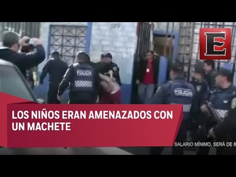 Policías capitalinos rescatan a niños maltratados