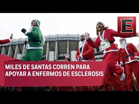 Miles de Santas corren por las calles de Madrid por una buena causa