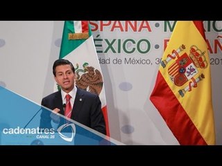 Peña Nieto destaca la alianza estratégica entre México y España