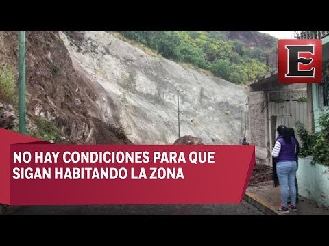 Deslave en la delegación Ixtapalapa deja 4 viviendas destruidas