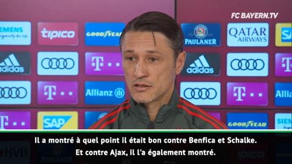 Bayern - Kovac : "James ? Je ne peux pas avoir 12 joueurs sur le terrain"