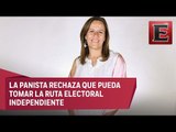 Margarita Zavala se ve como candidata presidencial del PAN