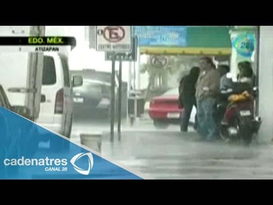 Intensas lluvias en Atizapán, Edomex, dejan daños a viviendas