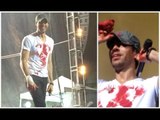 VIDEO: Enrique Iglesias sufre accidente durante concierto en Tijuana