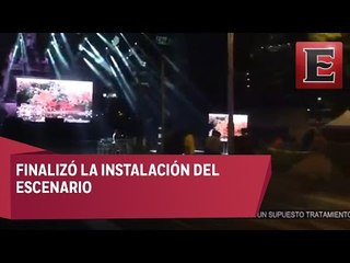 Todo listo para el festejo de año nuevo en Paseo de la Reforma
