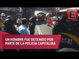 Retiran protesta antigasolinazo que bloqueaba Calzada de Tlalpan