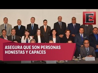 Martín Orozco presenta a gabinete de Aguascalientes