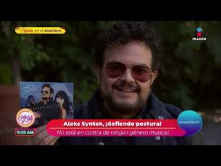¡Aleks Syntek asegura que no quiso ofender a nadie! | Sale el Sol