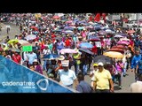 Maestros paristas de Oaxaca reciben pago de primera quincena de junio