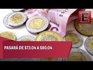 Sube el salario mínimo en México