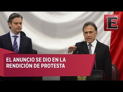 Yunes anuncia recuperación de fondos desviados por Javier Duarte