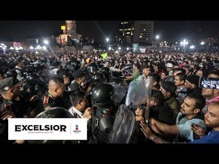 Encapuchados irrumpieron en el Palacio de Gobierno de Nuevo León WB