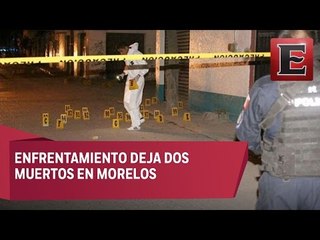 Ataque de grupo armado deja dos muertos en Jiutepec