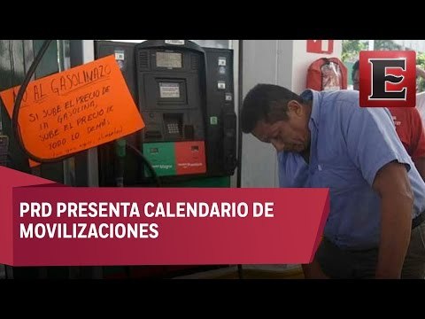 Anuncia PRD movilizaciones por gasolinazo