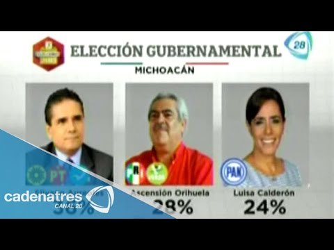 Silvano Aureoles aventaja en la elección al gobierno de Michoacán