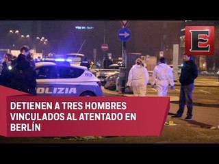 Detienen a tres hombres ligados a Anís Amri, responsable del ataque en Berlín