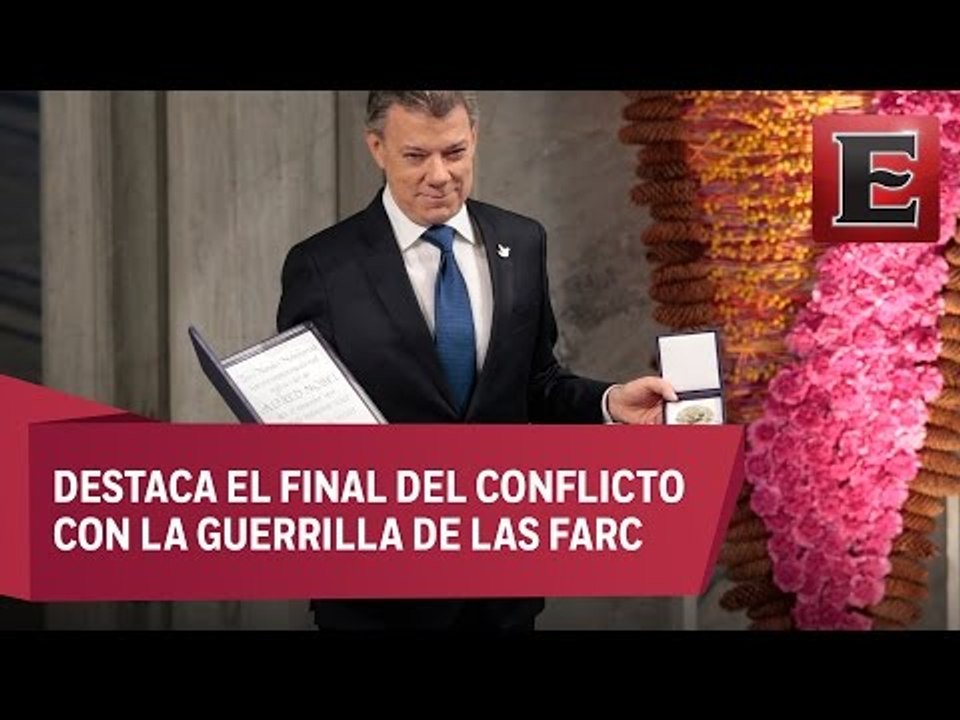 Juan Manuel Santos recibe el Nobel de la Paz