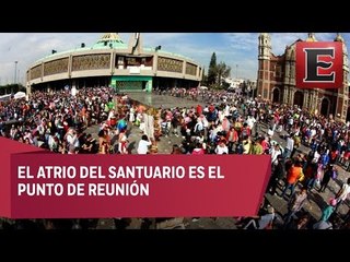 Cientos de peregrinos abarrotan la Basílica de Guadalupe
