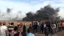 Gazze'deki Büyük Dönüş Yürüyüşü gösterileri devam ediyor (4) - HAN YUNUS