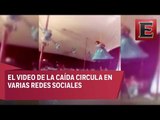 Se vuelve viral en redes sociales por caerse en sus XV años