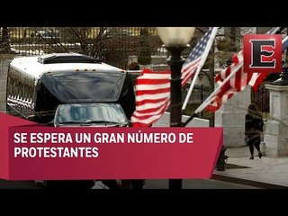 Alistan detalles de seguridad para la toma de protesta de Trump