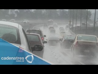 Lluvias provocan caos en el Distrito Federal