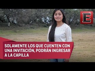 Acceso restringido a la ceremonia religiosa de Rubí