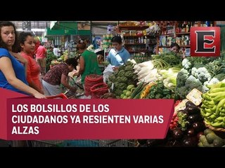 Gasolina, alimentos y servicios suben sus precios en este 2017