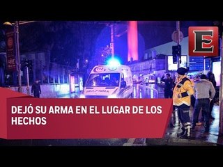 Buscan a responsable de ataque armado en Turquía