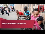 Saturan migrantes haitianos y africanos albergues en el norte de México
