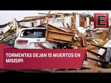 Tormentas en el sur de EU dejan 15 muertos