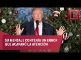 Tuit de Donald Trump levanta las burlas en redes sociales