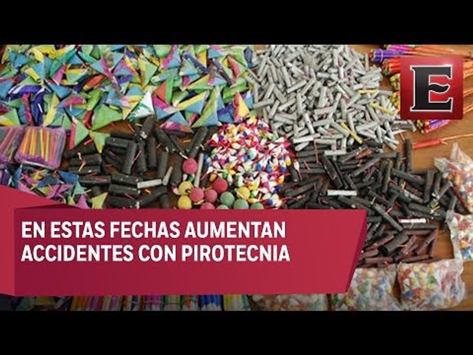 Protección civil exhorta al uso correcto de juegos pirotécnicos