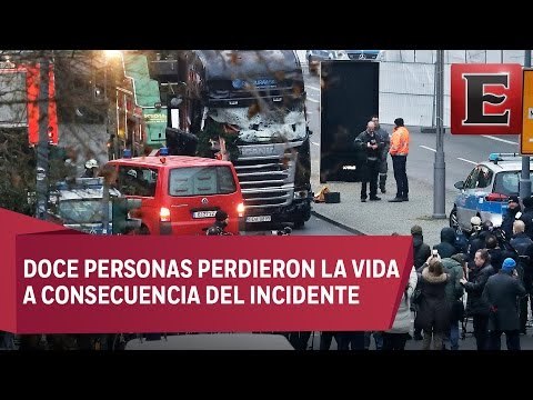 Camión arremete contra multitud en mercado navideño de Berlín