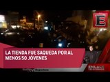 Reportan saqueos en Tláhuac
