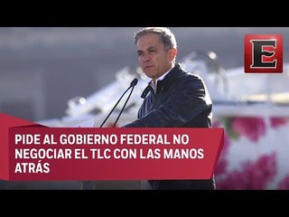 México no debe mostrar sumisión ante EU, asegura Mancera