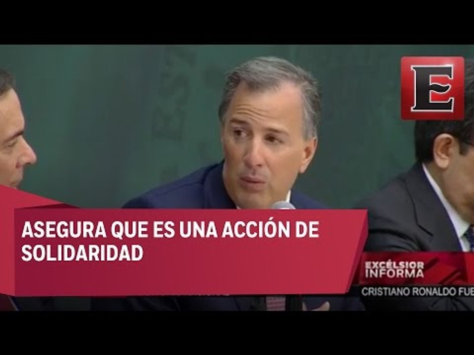Meade explica las causas del Acuerdo de Fortalecimiento Económico