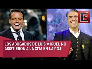 Luis Miguel ignora citatorio y deja plantado al Potrillo