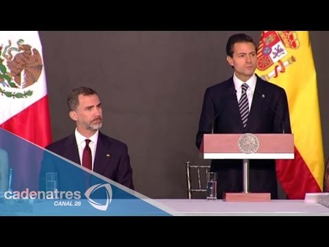 Felipe VI respalda las reformas de Peña Nieto