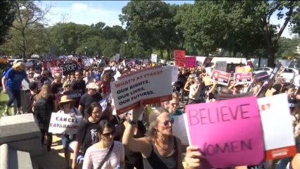 300 detenidos en Washington por la masiva protesta contra Brett Kavanaugh por su inminente entrada al Supremo