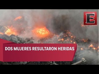 Fuerte incendio consume 140 viviendas en Japón