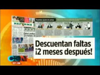Titulares de la prensa nacional: 06 de julio